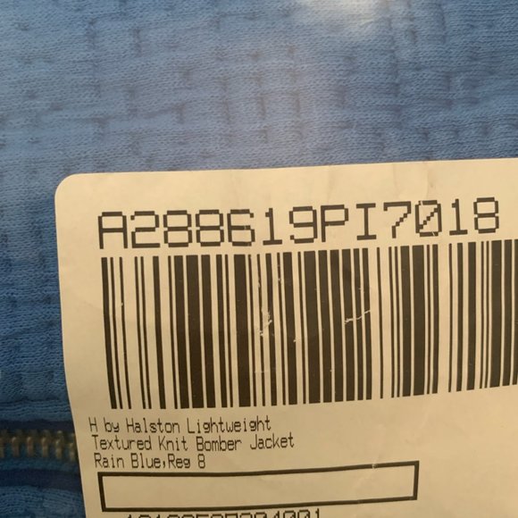 NWT H BY HALSTON LIGHTWEIGHT TEXTURED BOMBER JACKET 8 - Picture 10 of 10